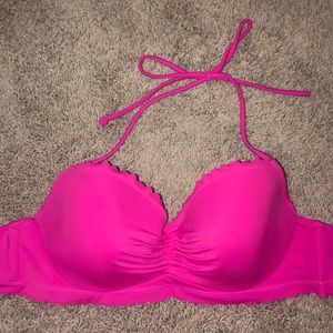 victoria secret hot pink top. size 32d